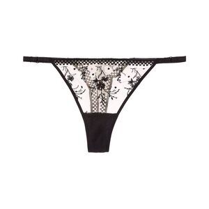 Passionata Womens  Suzy Lace Thong, Black